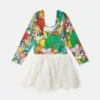 Tüllkleid mit „Earth Friends“-Print