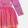 Tüllkleid mit Schleifenprint