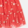 Tüllkleid mit Sternenstickerei