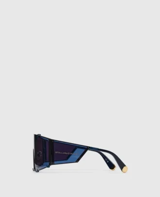 Transluzente rechteckige Sonnenbrille
