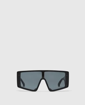 Transparente quadratische Sonnenbrille