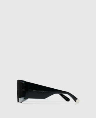 Transparente quadratische Sonnenbrille