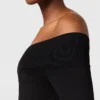 Transparentes Midikleid mit langen Ärmeln aus Mesh