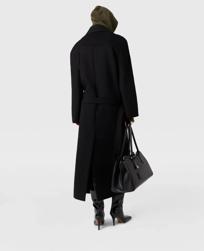Trenchcoat mit Gürtel und farblich abgestimmter Schnalle