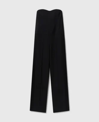 Trägerloser, taillierter Jumpsuit