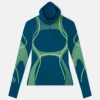 TruePace Langarm-Midlayer-Oberteil mit Kapuze zum Laufen