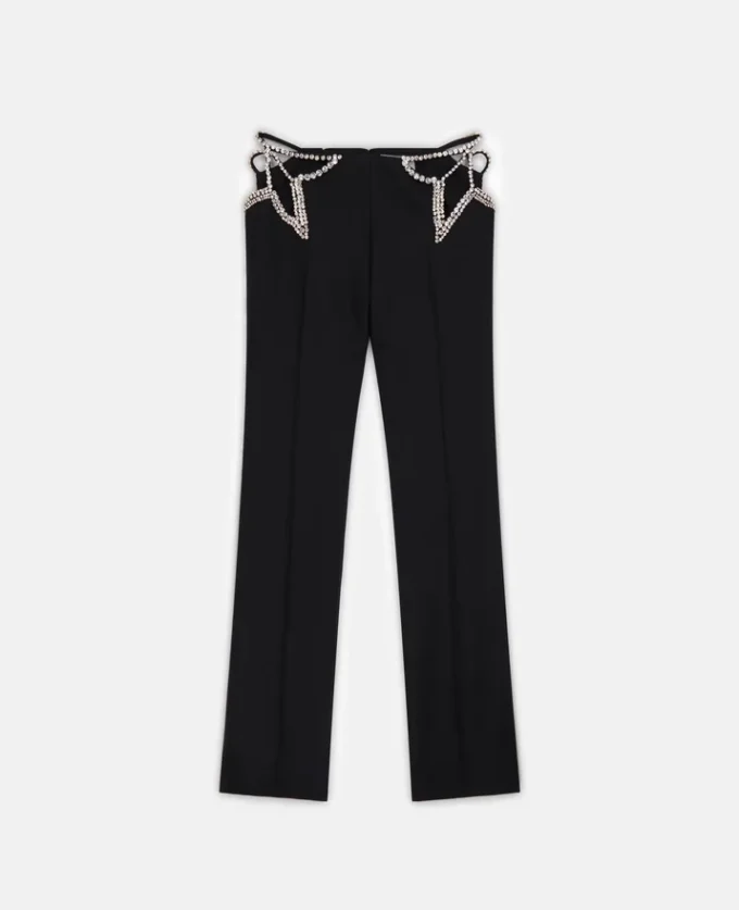 Ultra Low Rise Diamanté Star Hose