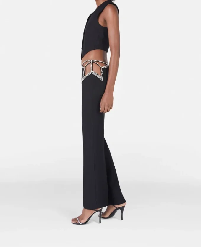 Ultra Low Rise Diamanté Star Hose