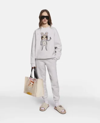Untitled Bunny Girl Sweatshirt mit Stickerei