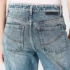 Vegane Chap-Jeans mit Schnürung