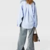 Vintage-Waschung Weite Jeans