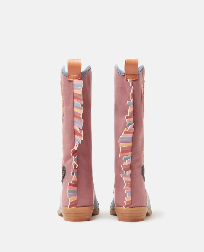 Westernstiefel mit Taubenstickerei