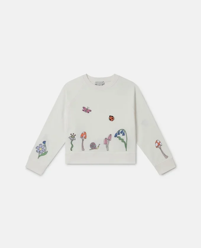 Woodland Friends Cropped Sweater