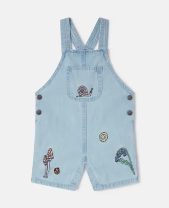 Woodland Friends Denim-Latzhose