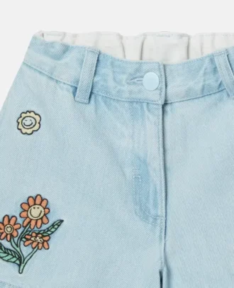 Woodland Friends Denim-Shorts