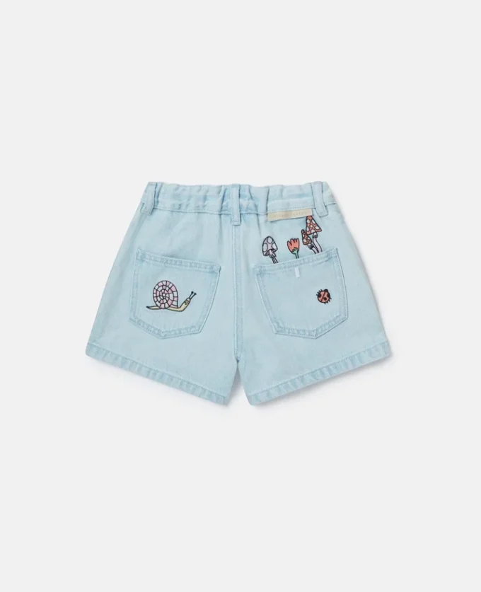 Woodland Friends Denim-Shorts