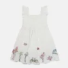 Woodland Friends Plissee-Kleid mit Flügelärmeln