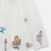 Woodland Friends Plissee-Kleid mit Flügelärmeln