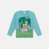 Woodland Friends Pullover mit Rundhalsausschnitt