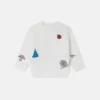 Woodland Friends Pullover mit Rundhalsausschnitt