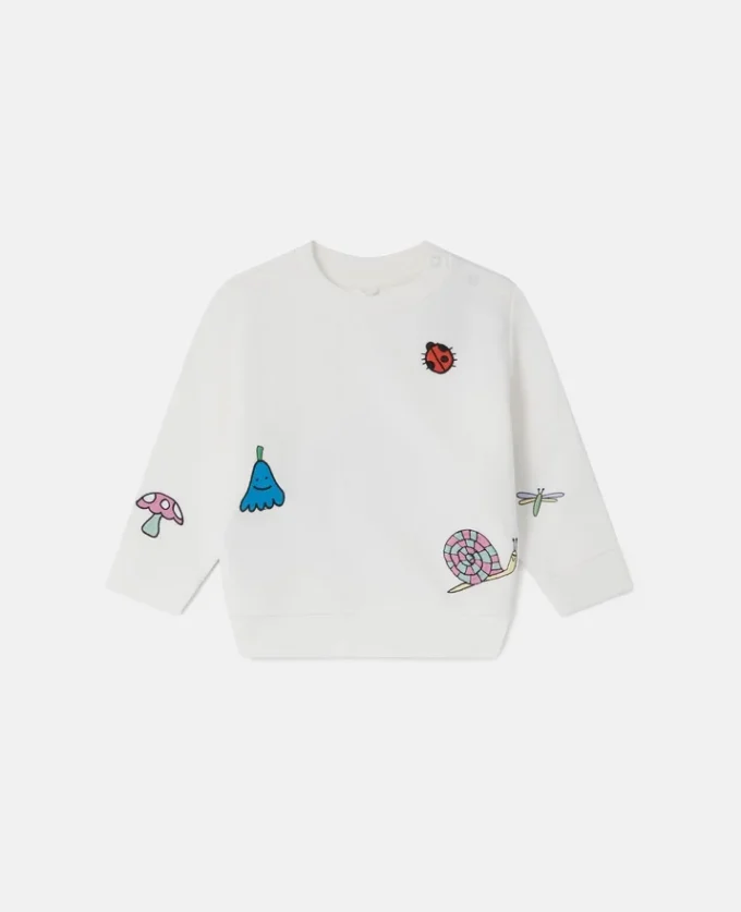 Woodland Friends Pullover mit Rundhalsausschnitt