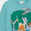 Woodland Friends Pullover mit Rundhalsausschnitt